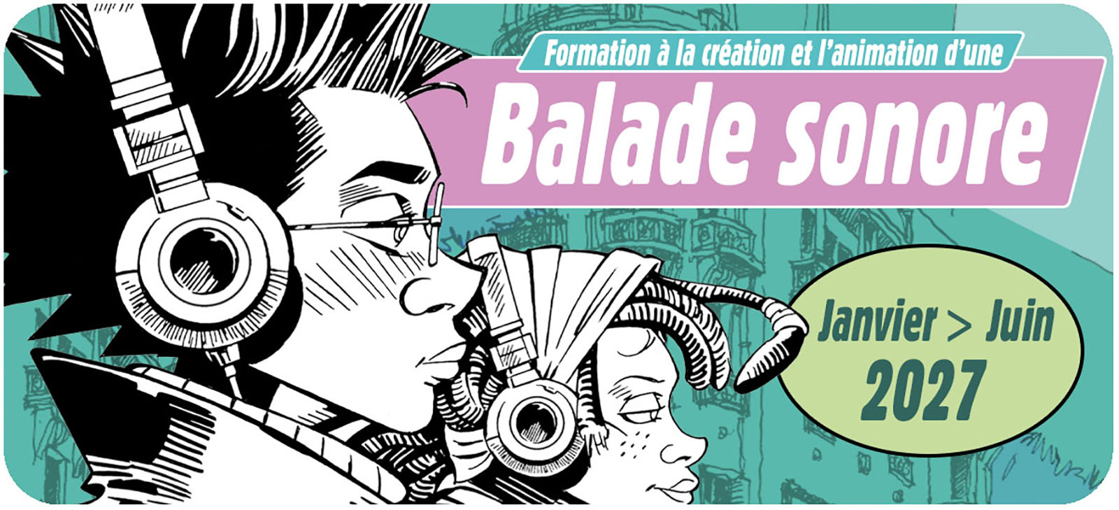 Balade sonore banderolle