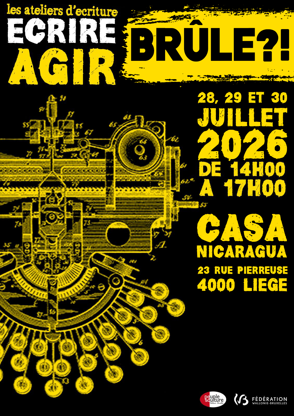 Ecrire Agir Brule