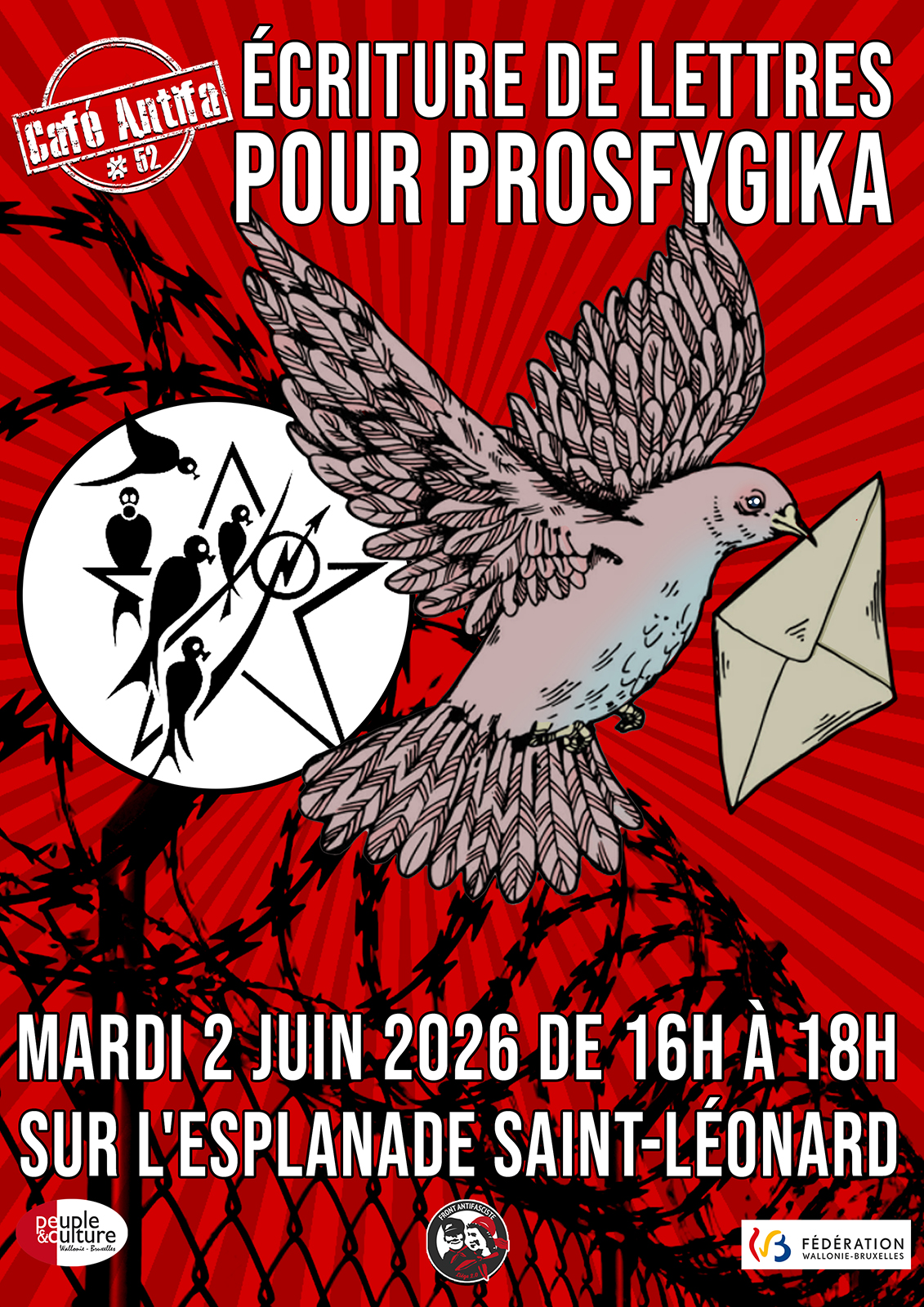 Café ANTIFA 52 Prosfygika