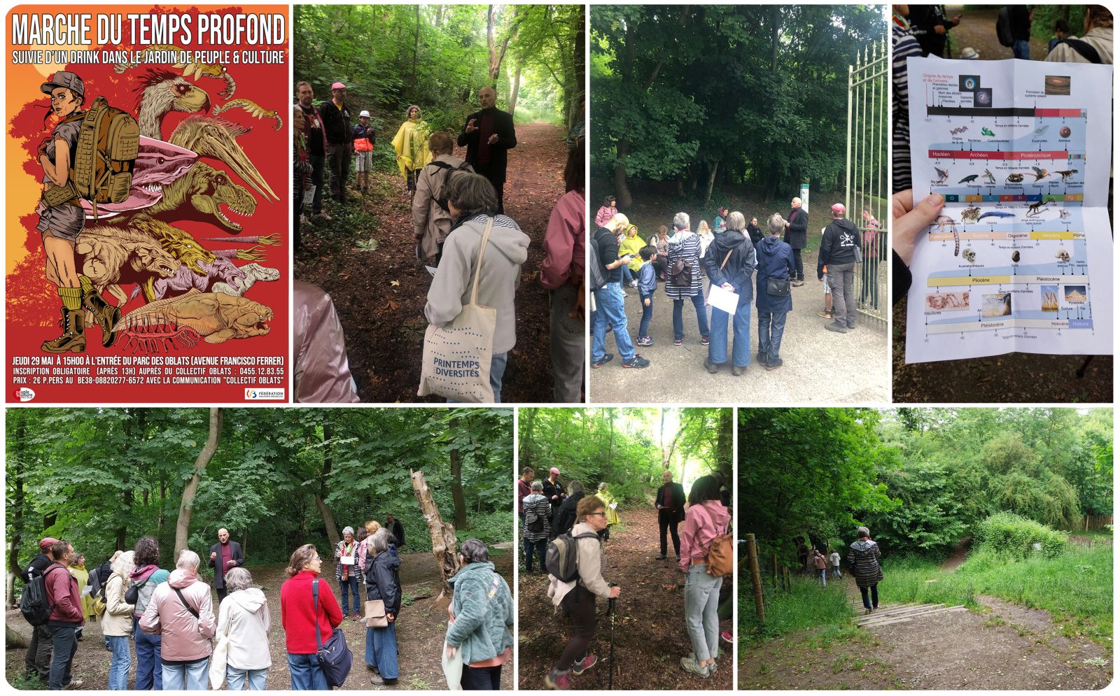 Photomontage Deep Time Walk