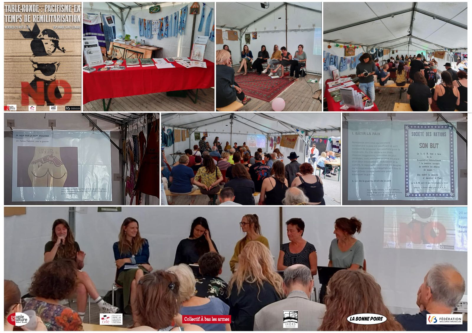 Table ronde montage photo